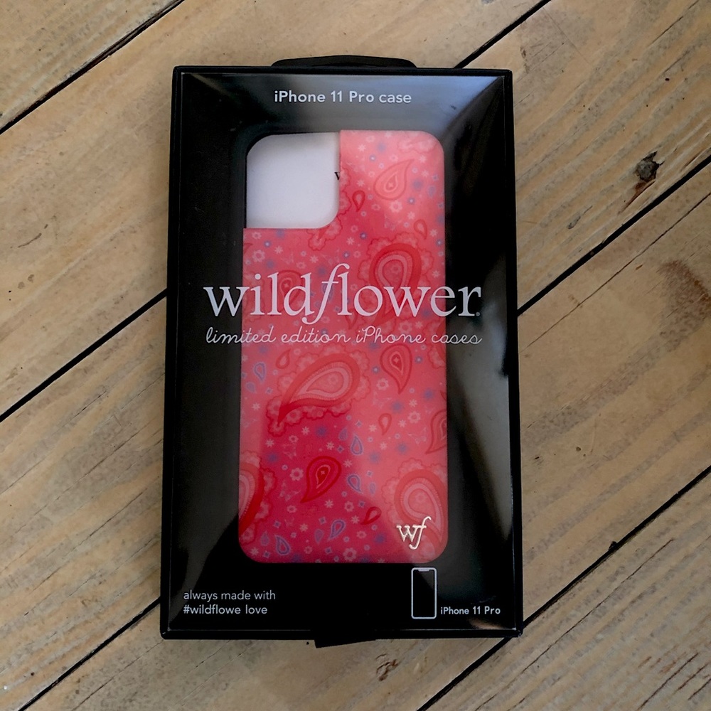 Wildflower Pink Paisley Iphone 11 Pro Phone Case